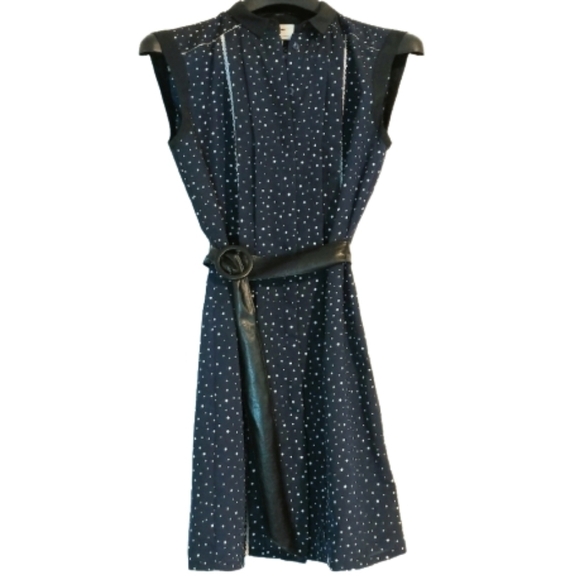 NWOT Jason Wu Polka Dot Mini Pleated Dress - Picture 3 of 8